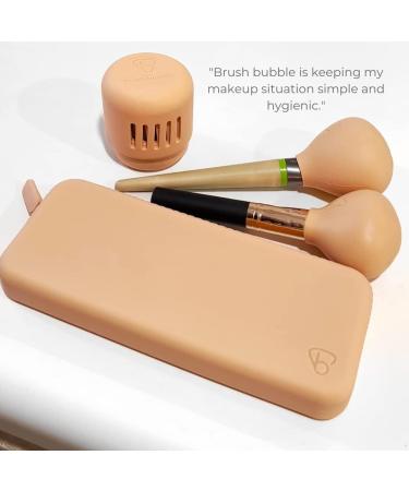 Silicone Makeup Brush Travel Case - Zippered Pouch & Organizer for Brushes - Black - Buy Online on SooperMarket.com