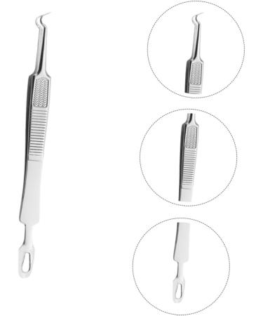 WOONEKY 6 Pcs Clip Mole Removal Scissor Blackhead Pimple Removal Kit Comedone Silver Stainless Steel - Buy Online on SooperMarket.com
