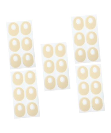 PLAFOPE 5 Sheets Anti-wear Foot Stickers Corn Cushion for Feet Corn Protectors for Toes Corn Pads for Toes Corn Pads for Feet Pads Small Foot Pads for Shoes Emulsion