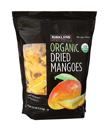 Kirkland Signature Organic Dried Mango, 40 Ounce - PACK OF 2