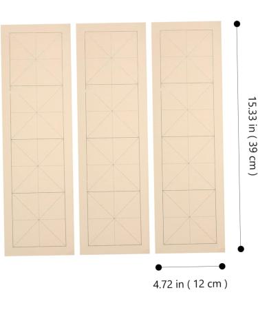 EXCEART 200 sheets Couplet Xuan Art Paper Sumi China Chinese Grid Japanese Rice Writing Calligraphy for As Shown 39x12cm - Buy Online on SooperMarket.com