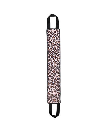 Housoutil Leopard Pull Back Self Tan Back Applicator Back Buddy Lotion Applicator Self Tanning Lotion Applicator Sunscreen Lotion Applicator for Back To Color Fritters Fiber