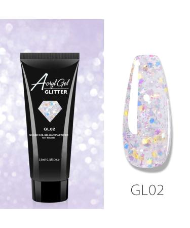 8pcs Nail Extension Gel Kit - Fast Building Gel & Sequins for Perfect Manicure | International Shipping - Buy Online on SooperMarket.com