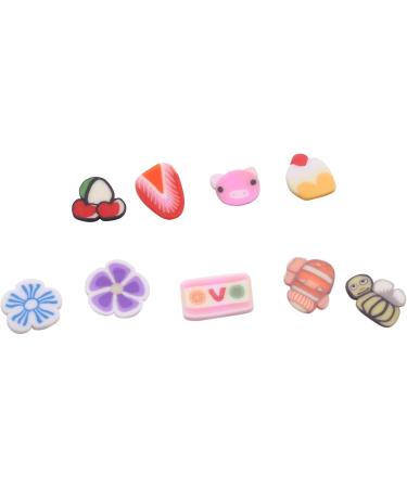 OUHUAN 2000 Pieces 3D Fruit Flower Clay Slices for Slime Nail Art Decorations - Buy Online on SooperMarket.com
