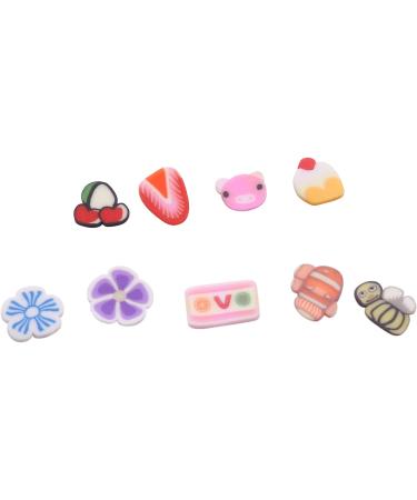 MRNHA 2000 Pieces 3D Fruit Flower Clay Slices for Slime DIY Crafts Nail Art Decorations - Buy Online on SooperMarket.com