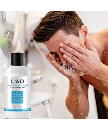 Buy LAVO Glycolic Acid Face Wash - Exfoliate Acne Blackheads & Clogged Pores | For Oily & Combination Skin - Buy Online on SooperMarket.com