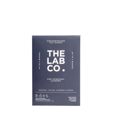 The Lab Co. Non-Bio Laundry Detergent Strips Sample Pack. Perfect for washing on holiday. Pack of 3 Strips. Travel Pack 3 Loads (Relaxing - Cotton Jasmine & Lavender) Relaxing - Cotton Jasmine & Lavender 1 count (Pack of 1)