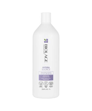 Biolage Hydra Source Detangling Solution | Detangles & Controls Static For Less Frizz & Fly-Aways | Renews Moisture | Paraben-Free | For Dry Hair | Vegan | Cruelty Free | 33.8 Fl. Oz