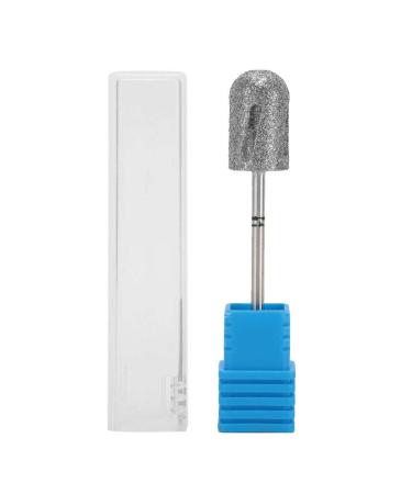 Diamond Pedicure Cone Bit Stainless Steel Foot Nail Drill Bit Pedicure Foot Calluses Sanding Polishing Head for Cracked Skin Corns Callus Removal Feet Filing Nails for Manicure and Pedicure