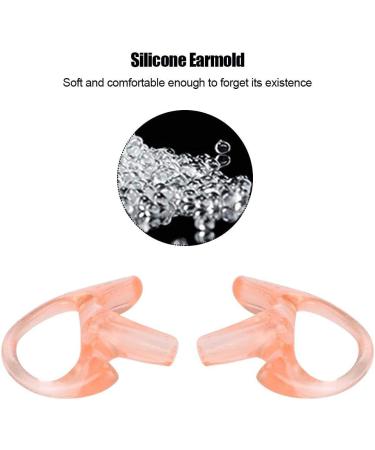 Replacement Soft Silicone Ear Buds Earmold (Left and Right Ear) for Two Way Radio Large Earmold Inserts for Most Coil Tube Audio Kits(Large) - Buy Online on SooperMarket.com