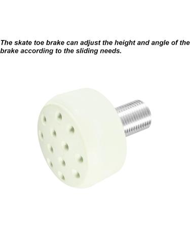 PAITKIL Roller Skate Toe Stops - 82A Rubber Brake Stoppers with Bolts | Green Roller Skate Accessories Replacement - Buy Online on SooperMarket.com