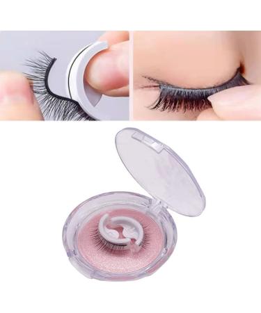Fake eyelashes Self Adhesive False Eyelashes Reusable No Glue Eyeliner Needed Natural Fake Eyelashes 1Pair - Buy Online on SooperMarket.com