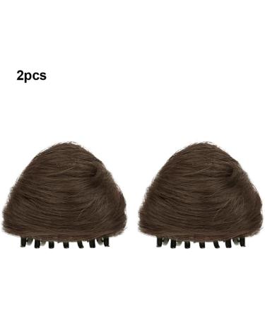 BEALIFE Exquisite Workmanship Cat Ear Claw Clip Hair Extension Increase Hair Volume Fluffy Cow Horn High Temperature Fiber Dark Brown - Buy Online on SooperMarket.com