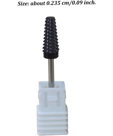 Nail Drill Bits 5 In 1 Nail Drill Bit Nail Polishing Bit for Nail Drill Cone Shape Manicure Drill Bit Cuticle Drill Bits for Nails Gel Polish Nail Art Tool 2.35mm - Buy Online on SooperMarket.com