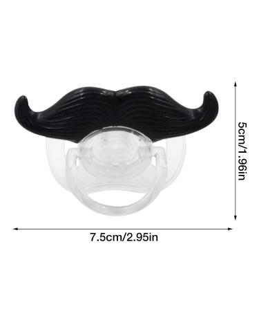 Jomewory Mustache Pacifier for 0-6 Months | Jaw-Friendly & Cute Design for Babies & Toddlers - Buy Online on SooperMarket.com