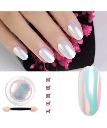 Nail Mirror Powder - Shiny Neon Effect Glitter for Chameleon & Mermaid Nail Art | International Shipping Available - Buy Online on SooperMarket.com