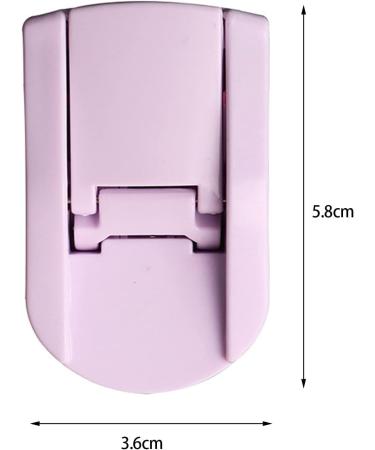 Pink Eyelash Curler with Silicone Pad - Perfect Curl in 5 Seconds | Portable Makeup Tool & Ideal Gifts for Women - Buy Online on SooperMarket.com