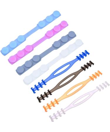 Gatuida 24 PC Mask Bracket & Earring Holder - Mask Strap Hooks & Buckles - Wardrobe Organizer 15x1.5cm - Buy Online on SooperMarket.com
