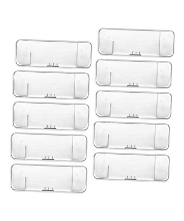 Angoily 10 pieces of box Razor Razor Razor Razor Fall case case case for manual razor holder for outside suitcase protection box container travel razier box plastic