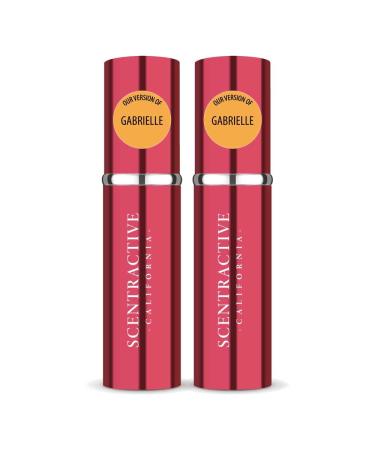 CA Perfume Impression of Gabrielle For Women Replica Version Fragrance Dupes Concentrated Long Lasting Eau de Parfum Spray Refillable Atomizer Bottle 0.17 Fl Oz/5ml-X2 CHNL GABRIELLE IMPRESSION 0.34 Fl Oz (Pack of 1)