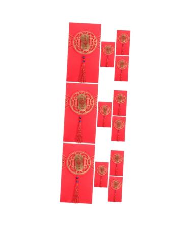 LALAFINA 12 Pcs Wedding Red Envelope Red Gifts Cash Envelopes Rabbit Red Envelopes 2023 Wedding Red Packet Red Money Bags Wedding Favors Chinese Money Envelopes Paper Bride Card Dedicated