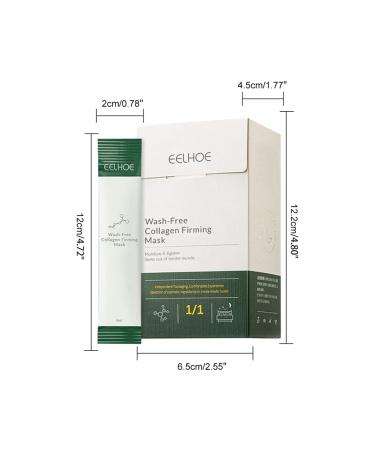 Kangmile 40PC Eelhoe Korean Collagen Firming Mask - Hydrating & Lifting Face Mask - International Shipping Available - Buy Online on SooperMarket.com
