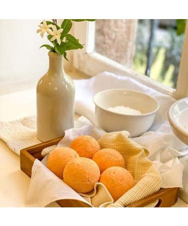 Trinitae Aromatherapy Dead Sea Salt Fizzy Bath Bomb - Peach Scent | Relax & Revitalize with International Shipping - Buy Online on SooperMarket.com