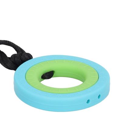 High Temperature Resistant Kids Sensory Chew Necklace | Safe Silicone for Daily Use (Light Blue) - Buy Online on SooperMarket.com