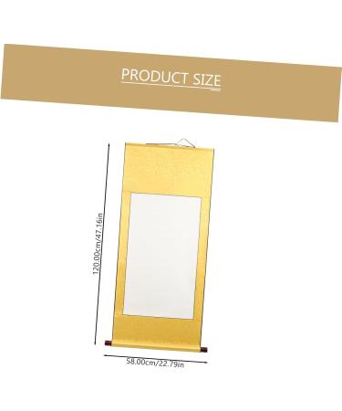 Operitacx 2pcs Blank Painting Scroll Rice Paper Blank Hanging Scroll Calligraphy Practicing Paper Portable As Shown 3 120X58cm - Buy Online on SooperMarket.com