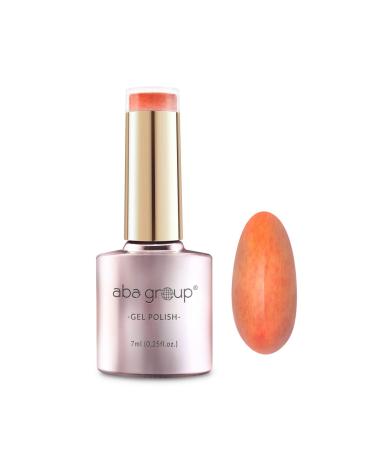 Aba Group Hybrid Orange 7 ml Hybrid Nail Polish UV LED Nail Polish Colour Varnish for Colour-Intensive Fingernails Economical and Durable Nail Polish (Pumpkin Spice 380)