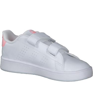 adidas Kids Advantage Cf I Sneaker - Child 8 UK - Ftwr White/ Acid Red - Buy Online on SooperMarket.com