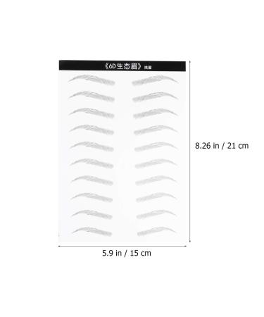 Solustrie 20 Pairs Waterproof Eyebrow Stickers - Durable Authentic Forehead Shaper for Men & Women - Buy Online on SooperMarket.com