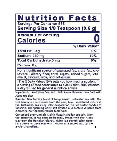 Premier Research Pink Salt 12 Oz - Premium Blend of Unrefined Sea Salts - Buy Online on SooperMarket.com