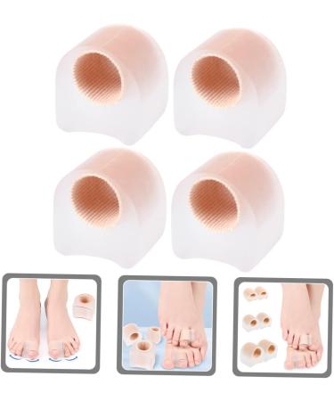 2 Pairs Silicone Toe Sleeves & Splint for Toe Separation & Valgus Correction - Reusable & Comfortable Toe Splitter Set 2.7x2.2cm - Buy Online on SooperMarket.com