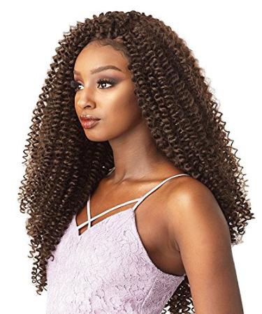 Sensationnel Lulutress Crochet Braid Water Wave 18 - 1B Off Black 18 Inch (4-Pack) - Buy Online on SooperMarket.com
