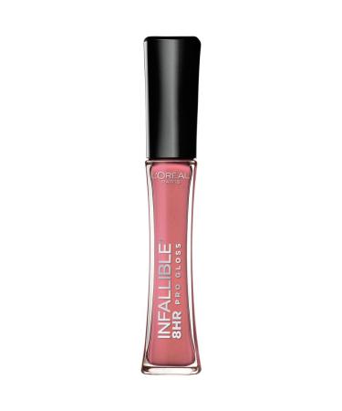 LOreal Paris Makeup Infallible 8 Hour Hydrating Lip Gloss, Blush, 0.5 Ounce Blush 0.21 Ounce (Pack of 1)