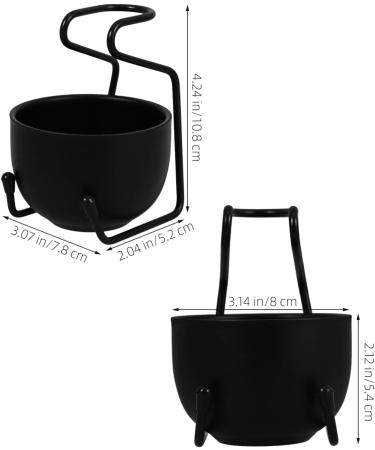Stainless Steel Shaving Stand Set - Razor Holder Brush & Soap Bowl for Elegant Bathroom Supplies | International Shipping Available - Buy Online on SooperMarket.com