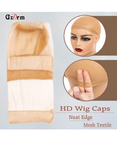 12 Packs 24 Pieces HD Wig Caps - Ultra Thin Nylon Stretch Mesh Stocking Cap for Wigs - Buy Online on SooperMarket.com