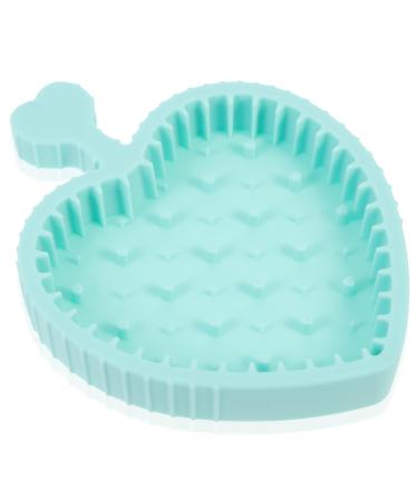 NOLITOY Makeup Brush Cleaning Pad Beauty Brush Cleaning Beauty Tools Silicone Brush Cleaning Pad Silicone Brush Cleaner Makeup Brush Cleaners Silicone Scrubbers Dryer Foldable 12x9cm Light Green