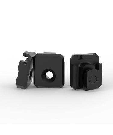 Montrum M-LOK Weapon Light Pressure Switch Cable Clips Black | Aluminum