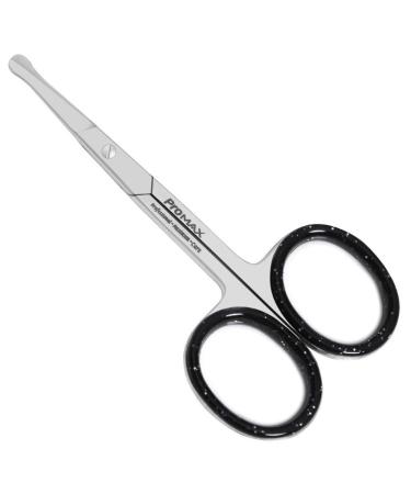 ProMax Facial Hair Scissors for Men - Curved & Rounded Blades, Trim Moustache, Nose Hair, Beard & More - 100% Stainless Steel - Buy Online on SooperMarket.com