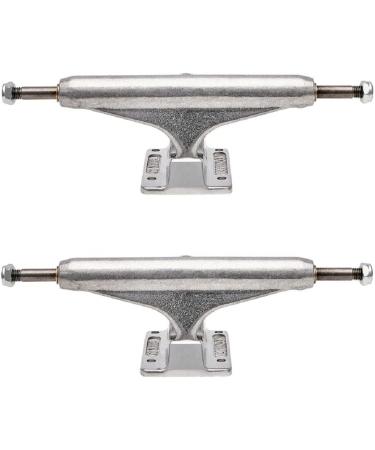 INDEPENDENT Forged Titanium Logo Trucks Silver 144mm Set - High Quality Truck Set - Buy Online on SooperMarket.com