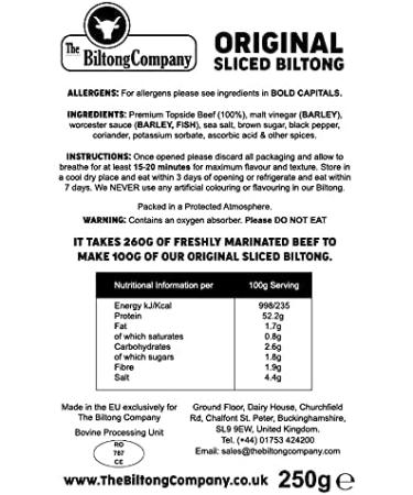 Biltong - 1kg - Sliced Super Fest - 4 Flavours - Original Peri Peri Garlic Pepper BBQ - Buy Online on SooperMarket.com
