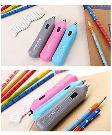 TEN-WIN Labor-Saving Clean Automatic Rotation Sketch Upgrade Electric Eraser Blue - Buy Online on SooperMarket.com