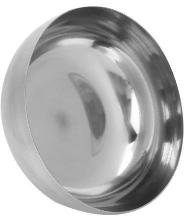 Stainless Steel Shaving Bowl with Lid for Men's Beard Care | Shaving Foam Mug | Soap Dish for Men - Buy Online on SooperMarket.com