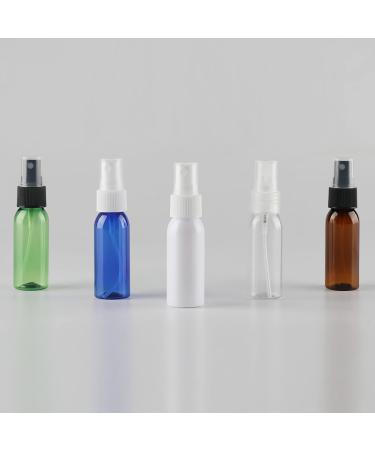 10 Pieces 30ml Brown Plastic Spray Bottles | Fine Fog Atomizers for Travel | Perfume & Cosmetics Bottles with 2x Funnels - Buy Online on SooperMarket.com