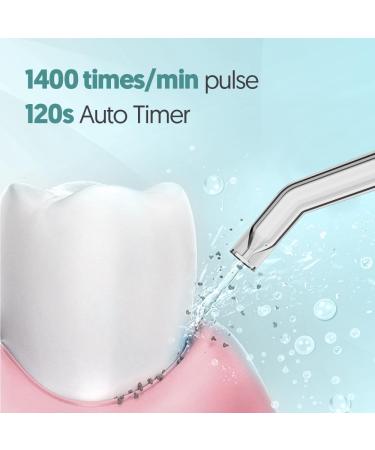 Cordless Portable Water Flosser with 4 Modes and 6 Tips - Professional Electric Teeth Cleaning Kit for Oral Care - 300mL Water Tank - Gray - Buy Online on SooperMarket.com