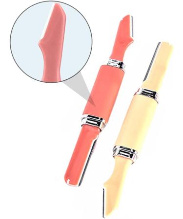 Housoutil Double-Headed Eyebrow Brush Set for Women - 2 Sets Red Eyebrow Makeup Tool - Buy Online on SooperMarket.com