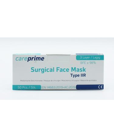 Buy Type IIR Black Medical Face Masks | Surgical Masks | 50 pcs | BFE 98% | EN14683:2019 | CE Certified - Fast International Shipping - Buy Online on SooperMarket.com