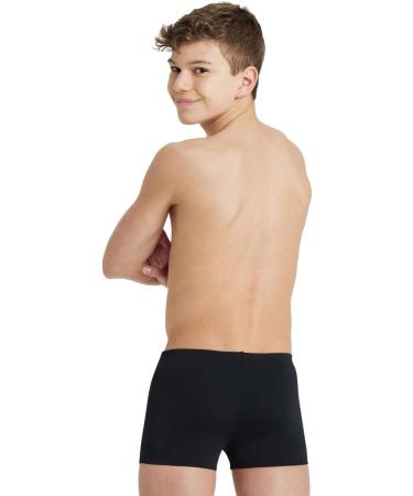 ARENA Boys' Team Swim Shorts - Solid Black-White Swimming Shorts (1 Pack) | Best International Shipping - Buy Online on SooperMarket.com